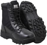 Mens MIG side zip & lace up Army Ta