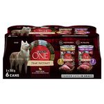 Purina ONE Tender Cuts True Instinct Wet Dog Food, in Gravy Variety Pack 2 Flavours - 368 g Can (6 Pack)