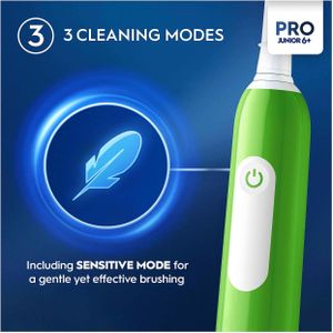 Oral-B Pro Junior Electric Toothbrush for Kids – Gentle Cleaning