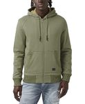 Buffalo David Bitton Men's Fasox Hooded Sweatshirt, Army Green, M