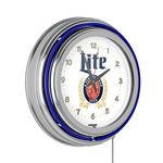 Neon Clock For Man Cave