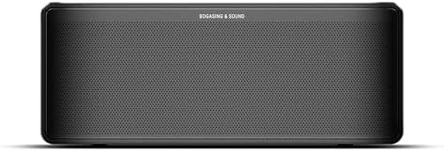 BOGASING S8 Pro Max Cassa Bluetooth Potente, Altoparlante con Audio a 3 Canali e Bassi Profondi, 5 driver e 2 radiatori passivi, EQ, TF, AUX, Microfono incorporato, Speaker da casa (Nero)