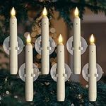 Homemory 6 Pcs Window Candles with 