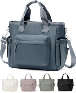 UPPACK Insulated Lunch Bag Women Large Lunch Tote Bag with Shoulder Strap Adult Lunch Box Fit and Fresh Lunch Bags for Women Men Lunch Boxes for Work Royal Blue Lunch Bag with Water Bottle Holder