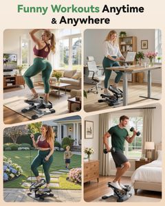 Sportsroyals Mini Stepper – Compact Fitness Machine, 330lbs Capacity