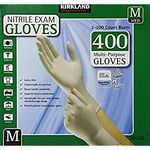 Kirkland Signature Nitrile Exam Gloves, Size Med. 200-Count (2-Pack)