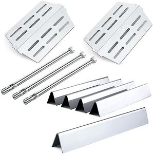 7620 7621 Flavorizer Bars 65505 Heat Deflectors 62752 Grill Burner Replacement Parts for Weber Genesis Grill Parts 300 Series with Front Control E-310 E-320 E-330 S-310 S320 S-330 EP-310 EP-320 EP-330