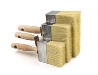 ROLLINGDOG Deck Stain Brush Set - Limewash Brush Wood Handle Large Deck Brush Applicator for Wall, Wood, Fence, Floor Painting(70mm 120mm 150mm)