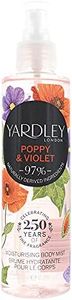 Yardley London Poppy & Violet 200ml Deodorising Body Mist Spray