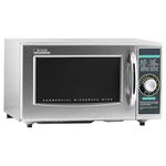 Sharp R-21LCFS Medium-Duty Commercial Microwave (Stainless Steel, Dial Timer, 1000-Watts, 120-Volts)