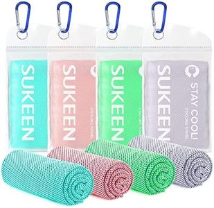 Sukeen Mini Cooling Towel(31 "x9),Kids Cooling Towel,Ice Towel,Soft Breathable Chilly Towel,Microfiber Towel for Boys and Girls Shool,Sport,Running,Camping,Fitness,Parent-Child Activities,ect.