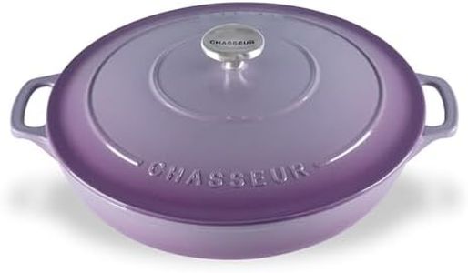 Chasseur Round Casserole, 30 cm/ 2.5 Litre, Wisteria - Made in France