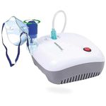 AmbiTech NC 11 Compressor Nebulizer Machine & 2 Year Replacement Warranty For Adults & Kids