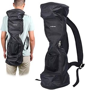 Waterproof Backpack to Carry/Store Your Drifting Board (Two Wheels Smart Balance Board Scooter Electric Drifting Board) - Mesh Pocket - Carry Handle - Dual Zipper - 9.84" Wheels and max. 27.55" Long