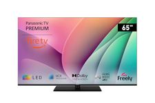 Panasonic TV-65W80AEY W80 Series 65 inch 4K Ultra HD LED Smart TV, 2024, Fire TV, Freely, Dolby Vision & Atmos, Alexa Voice Control, Airplay, Black