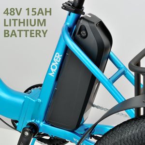 REVOM Electric Trike – Light Green Adult Three-Wheel Bike