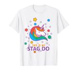 Stag Do Party Unicorn, Funny matching set, 1 of 2, Groom T-Shirt