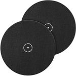 Facmogu 2PCS 12" Turntable Platter Wool Mat, Vinyl Record Slipmat, Anti-Static Turntable Platter Mat Felt, Soft Turntable Pad for Record Player, Audiophile Reduce Noise, Phonographs Flat Mat 3mm-Black