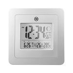 MARATHON Digital Wall Clock, Graphite Grey, M