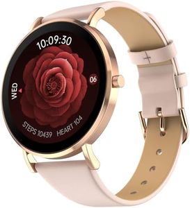 Noise Diva 2 Fashion Smart Watch for Women - Sleekest Dial, AMOLED Display, Snug Fit, Improved Female Cycle Tracker, BT Calling, Sleep Tracking, AI Voice Assistant, Password Protection (Rose Pink)