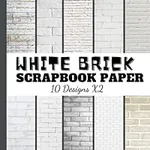 white brick scrapbook paper: Decora