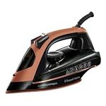 Russell Hobbs Steam Iron Copper Express, Vertical steam function, Copper infused steel plate, Easy fill 315ml water tank, 150g Steam shot, 40g Continuous steam, 2m Cord, 2600W, 23975