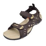 Sparx mens SS 485 | Latest, Daily Use, Stylish Floaters | Beige Sport Sandal - 10 UK (SS 485)