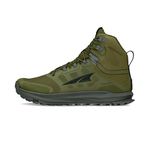 Altra Men's Lone Peak 9 Waterproof Mid Hiking Shoe, Green, 9.5