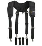 MELOTOUGH Basics Tool Belt Suspender Durable Construction Suspender for Men with Suspender loop (4 Point hook Support)