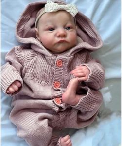 Zero pam Reborn Baby Dolls Girls 45 CM Realistic Newborn Babies Silicone Baby Doll That Look Real Lifelike Preemie Baby Dolls Soft Baby Toys for Girls