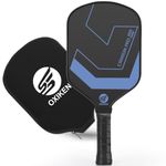 OXIKEN 10/13/16 mm Pickleball Paddles 2024 USAPA Approved T700 Carbon Fiber Pickle Paddle (CFS), High Grit & Spin, Honeycomb Core, 5.5” Elongated Handle, Anti Slip Sweat Absorbing Grip with Cover Case