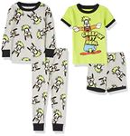 Amazon Essentials Disney | Marvel | Star Wars Boys' Pyjama Set (Previously Spotted Zebra), Pack of 2, Halloween/Goofy and Friends, 5 Years