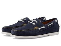 Polo Ralph Lauren Men's Merton Suede Boat Shoes, Hunter Navy, 10.5