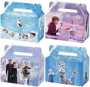 WOOACME Frozen Birthday Decorations, Frozen Elsa Party Decorations, 16pcs Frozen Gift Boxes, Candy Bags, Frozen Party Favor Boxes for Fill Up Birthday