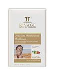 RIVAGE NATURAL DEAD SEA MINERALS Moisturizing Mud Mask Sachets 25 g X 4 HYDRATING MUD MASK with JOJOBA AND OLIVE OIL 100% AUTHENTIC DEAD SEA MUD from JORDAN VEGAN FRIENDLY, NO ANIMAL TESTING, NO HARSH CHEMICALS