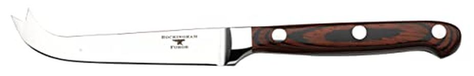 Rockingham Forge 18/10 Stainless Steel Universal Cheese Knife with Riveted Wooden Rosewood Handles CHK-8018