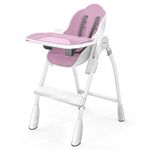 Oribel Cocoon Reclining Multi-Stage Hi-Low Highchair, Rose Pink