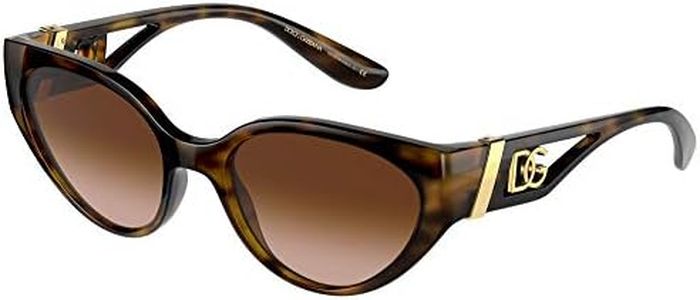 Dolce & Gabbana MONOGRAM DG 6146 Dark Havana/Brown Shaded 54/19/135 women Sunglasses