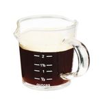 Espresso Shot Glass 1 Pack 3OZ Triple Spout Barista Shot Pitcher Double Spouts Convenient Pouring Handle by BCnmviku (1)