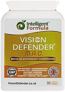 Vision Defender MAC: Occhi supplemento con luteina, zeaxantina, meso-zeaxantina, carotenoidi antiossidanti - Capsule cura degli occhi e per il supporto della vista (90 capsules)