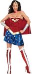 Rubie's 888439M000 WONDERWOMAN WONDER WOMAN DC Comics Adult Fancy Dress, Multicolour, 14-16