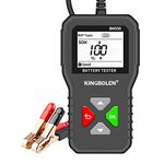 KINGBOLEN BM550 6V 12V 24V Car Battery Tester, 100-2000 CCA Voltage Tester 2Ah-220Ah Internal Resistance Tester Accurate Digital Auto Battery Analyzer for Cars Trucks SUV ATV Boats Motorcycles Vehicle