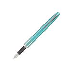 Pilot MR Retro Pop Collection Fountain Pen, Turquoise Barrel with Dots Accent, Fine Nib, Black Ink (91436)