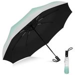 Rylan Umbrella Automatic Open Travel Umbrella with Wind Vent,Umbrella big size for men, Umbrella for girls, Umbrellas for rain,Windproof Umberalla Large for Man,Women(Sea Green Gray)