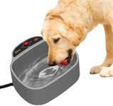 Toozey Heated Water Bowl for Dogs, 2 Adjustable Temperatures, Heated Dog Bowl, 180 cm Anti-Bite Cable, 2.5 L Thermostatic Heated Pet Bowl for Dogs/Cats/Chickens/Rabbits in Winter