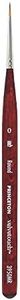 Princeton Velvetouch Artiste, Mixed-Media Brush for Acrylic, Watercolor & Oil, Series 3950 Mini Round Luxury Synthetic, Size 0