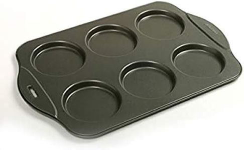Norpro Puffy Muffin Top Pan Makes 6 Non Stick High Rise Crown 4" Wide .5" Deep