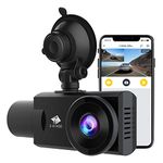 Z-Edge GPS Dash Cam, Front and Inside Camera Dual Lens Full HD 1080P Car Video Recorder with Super Capacitor, Sony Sensor Infrared LED Night Vision, G-sensor Loop Recording Dashcam, 32GB Card Included