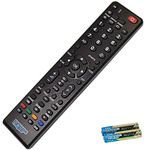 HQRP TV Remote Control fits Toshiba 40E200U 40E200U1 40E200U2 40E200UM 40E20U 40E20U1 40FT2U1 40FT2UM 40G300U 40G300U1 40G300U3 40G300UM LCD LED HD Smart TV 1080p 3D Ultra 4K