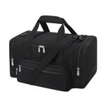 YoKelly Small Duffel Bag 17 inch Carry On Weekender Bag for Travel Gym Sport - Black